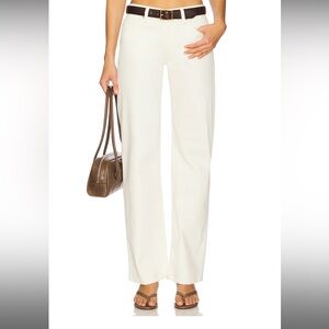 NWT Hudson Kelli Low Rise Straight Jeans in Ecru